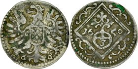 Śląsk, Księstwo Cieszyńskie, Elżbieta Lukrecja 1625-1653, Grosik 1650, Cieszyn.