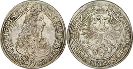 Śląsk, Księstwo Wirtembersko-Oleśnickie, Sylwiusz Fryderyk 1668-1697, XV krajcarów 1694, Oleśnica.