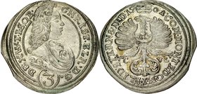 Śląsk, Księstwo Wirtembersko-Oleśnickie, Chrystian Ulryk 1668-1704, 3 krajcary 1701, Oleśnica.
