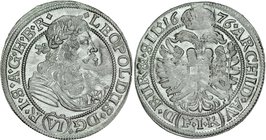 Śląsk, Leopold I 1657-1705, VI krajcarów 1676, Opole.