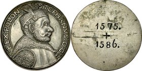 Medal odlewany, prawdopodobnie z XIX w. poświęcony Stefanowi Batoremu.