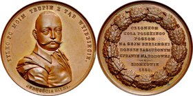 Medal autorstwa Fryderyka Wilhelma Belowa z 1860 roku poświęcony członkom Polskiego Koła Poselskiego.