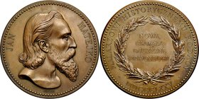 Medal 1875, autorstwa Barre’a, upamiętniający działalność Jana Matejki.