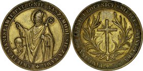 Medalik z 1879 roku wybity z okazji 800-lecia śmierci św. Stanisława.