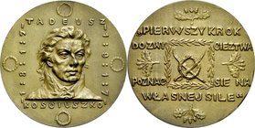 Medal autorstwa Konstantego Laszczki z 1917 roku poświęcony Tadeuszowi Kościuszce.