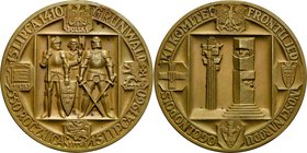 Medal autorstwa Kowalika z 1960 roku wybity dla uczczenia 550-rocznicy Bitwy pod Grunwaldem.
