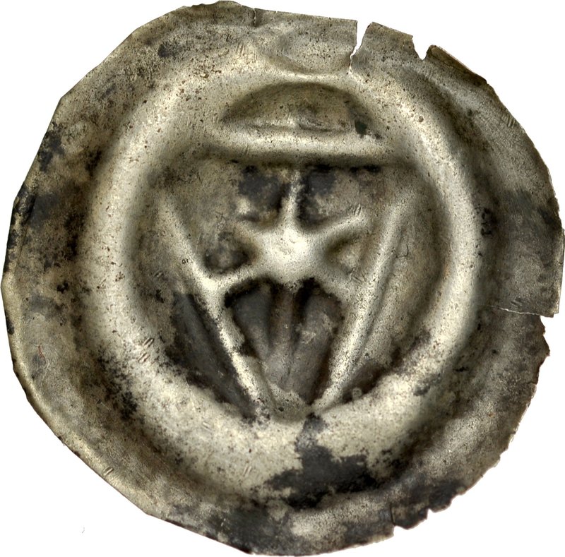 Pomorze Wschodnie, Sambor II 1217-1278, Brakteat guziczkowy, wg. Prof. Paszkiewi...