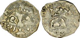 Władysław Łokietek 1306/1320-1333, Denar, Av.: Orzeł, Rv.: Hełm, RR.
