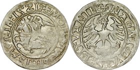 Zygmunt I Stary 1506-1548, Półgrosz 1521, Wilno.