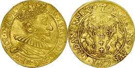 Zygmunt III 1587-1632, Dukat 1590, Gdańsk.
