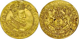 Zygmunt III 1587-1632, Dukat 1625, Gdańsk.
