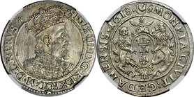 Zygmunt III 1587-1632, Ort 1618, Gdańsk.