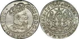 Zygmunt III 1587-1632, Ort 1618, Gdańsk.
