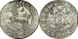 Zygmunt III 1587-1632, Ort 1626, Gdańsk.