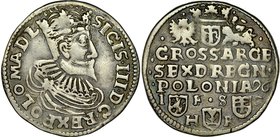 Zygmunt III 1587-1632, Szóstak 1596, Bydgoszcz.