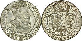 Zygmunt III 1587-1632, Szóstak 1596, Malbork.
