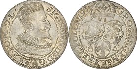 Zygmunt III 1587-1632, Szóstak 1596, Malbork.
