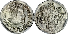 Zygmunt III 1587-1632, Trojak 1589, Olkusz.