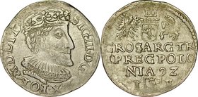 Zygmunt III 1587-1632, Trojak 1592, Olkusz.