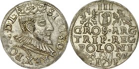 Zygmunt III 1587-1632, Trojak 1592, Poznań.
