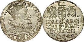 Zygmunt III 1587-1632, Trojak 1594, Malbork.