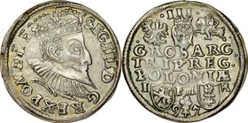 Zygmunt III 1587-1632, Trojak 1597, Poznań.