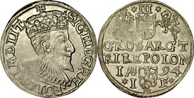 Zygmunt III 1587-1632, Trojak 1594, Olkusz.