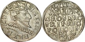 Zygmunt III 1587-1632, Trojak 1594, Poznań.