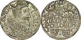 Zygmunt III 1587-1632, Trojak 1595, Bydgoszcz.