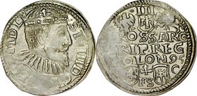 Zygmunt III 1587-1632, Trojak 1595, Bydgoszcz.