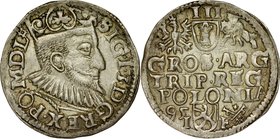 Zygmunt III 1587-1632, Trojak 1595, Poznań.