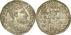 Zygmunt III 1587-1632, Trojak 1599, Olkusz.