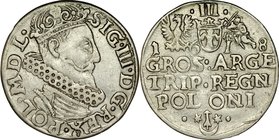 Zygmunt III 1587-1632, Trojak 1618, Kraków.