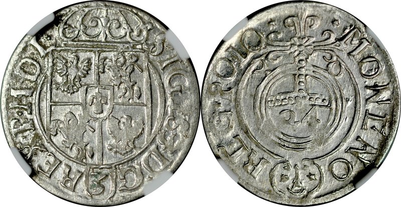 Zygmunt III 1587-1632, Półtorak 1620, Bydgoszcz.
 Kop. 856, Gum. 970, lustro me...