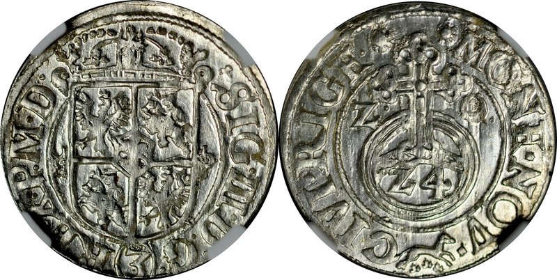 Zygmunt III 1587-1632, Półtorak 1620, Ryga.
 Kop. 8174, Gerb. 2.1., Gum. 1446, ...