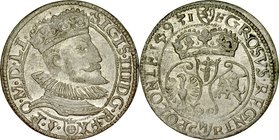Zygmunt III 1587-1632, Grosz 1593, Olkusz.