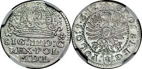 Zygmunt III 1587-1632, Grosz 1612, Kraków.