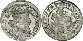 Zygmunt III 1587-1632, Grosz 1627, Wilno.