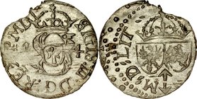 Zygmunt III 1587-1632, Szeląg 1614, Wilno.