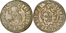 Zygmunt III 1587-1632, Szeląg 1618, Ryga.