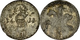 Zygmunt III 1587-1632, Dwudenar 1611, Wilno.