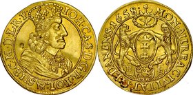 Jan II Kazimierz 1649-1668, Dukat 1658, Gdańsk.