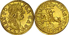 Jan II Kazimierz 1649-1668, Półdukat 1665, Wilno.