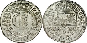 Jan II Kazimierz 1649-1668, Tymf 1666, Bydgoszcz, Kraków.