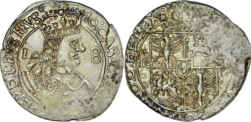 Jan II Kazimierz 1649-1668, Ort 1656, Lwów, RR.
 Kop. 1775, Kurp. 392, Gum. 174...