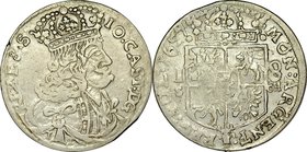 Jan II Kazimierz 1649-1668, Ort 1657, Kraków.