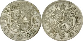 Jan II Kazimierz 1649-1668, Półtorak 1662, Poznań.