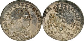 Jan III Sobieski 1674-1696, Szóstak 1678, Bydgoszcz.