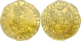 August II Mocny 1697-1733, Dukat 1698, Gdańsk.