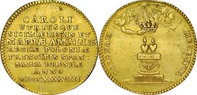 August III 1733-1763, Dukat 1738, Drezno.
